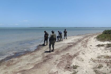 Refuerzan limpieza y control tras derrame de hidrocarburo en Tamaulipas