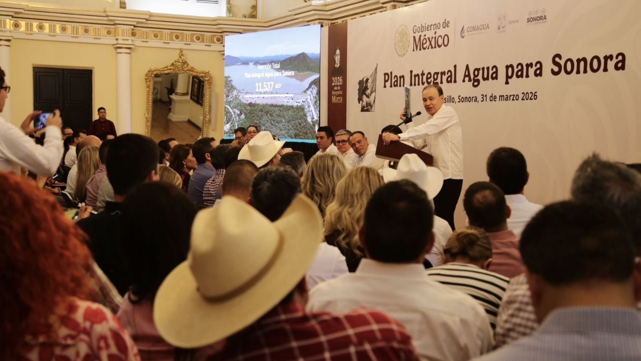 Sheinbaum destina 11 mil millones a infraestructura hídrica en Sonora