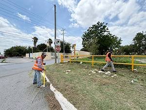 Reynosa refuerza mantenimiento urbano ante temporada de lluvias