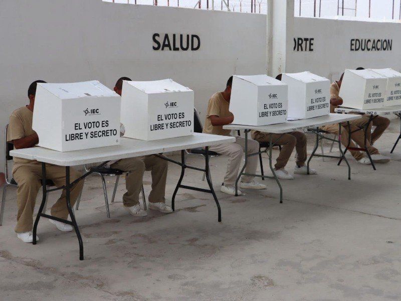 Concluye voto anticipado y en prisión preventiva en Coahuila