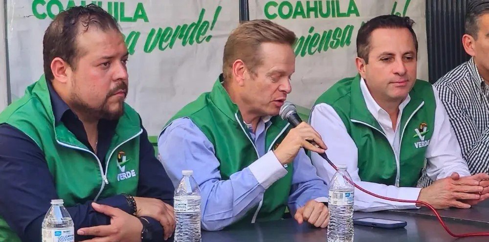 Trabajo de Manolo Jiménez consolida al PRI en Coahuila: PVEM