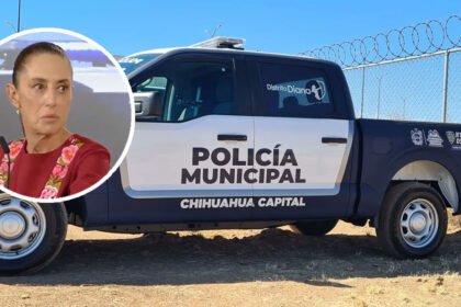 Patrullas de Chihuahua exhiben escudo del NYPD y causan polémica