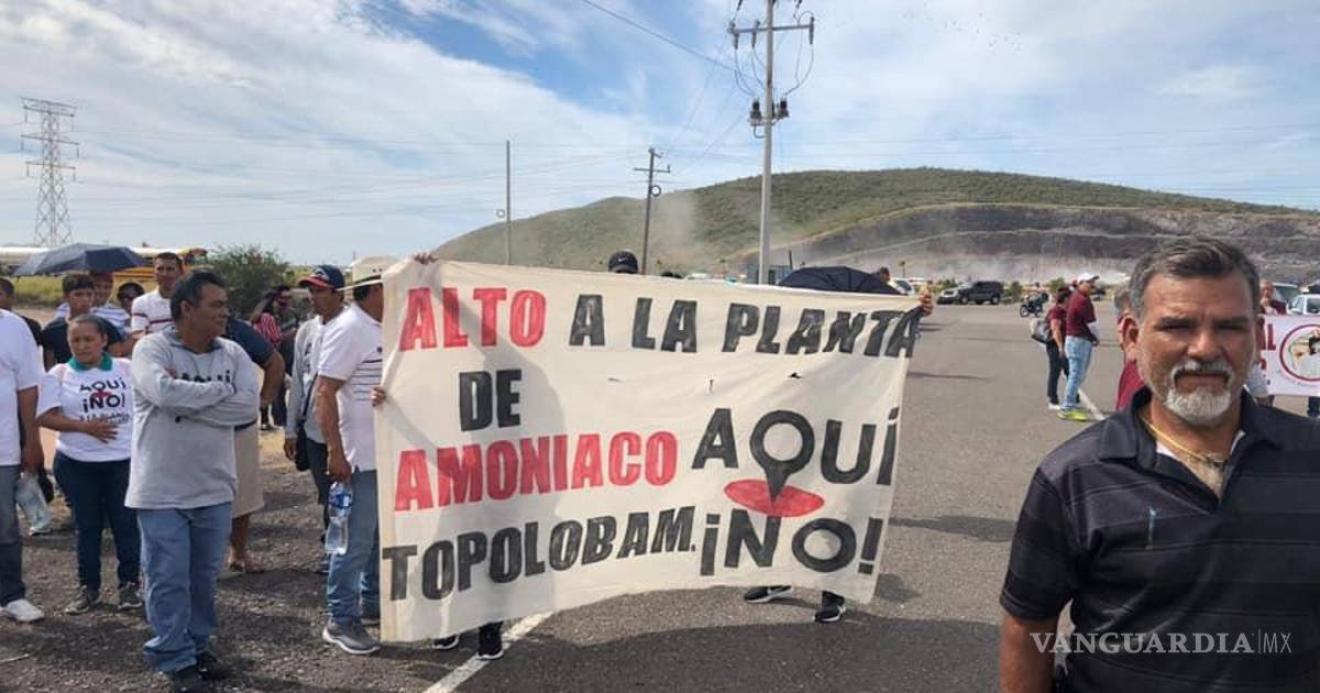 Exigen cancelar planta de amoniaco en Topolobampo, Sinaloa