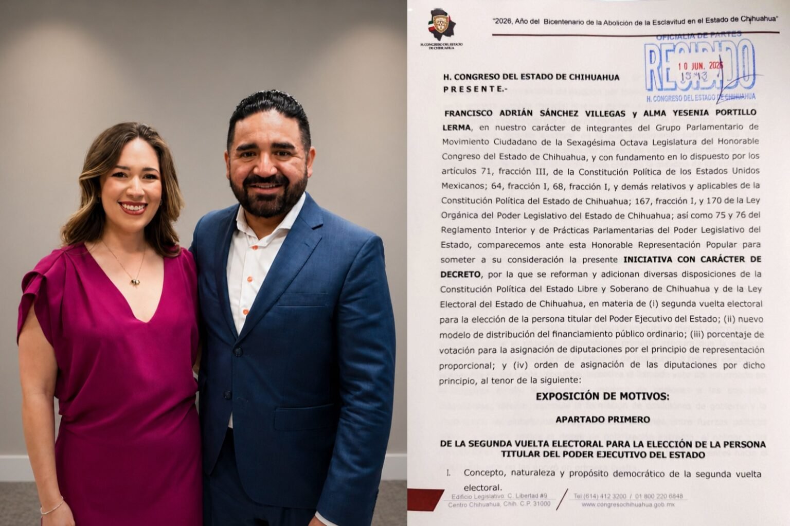 Movimiento Ciudadano impulsa segunda vuelta electoral en Chihuahua