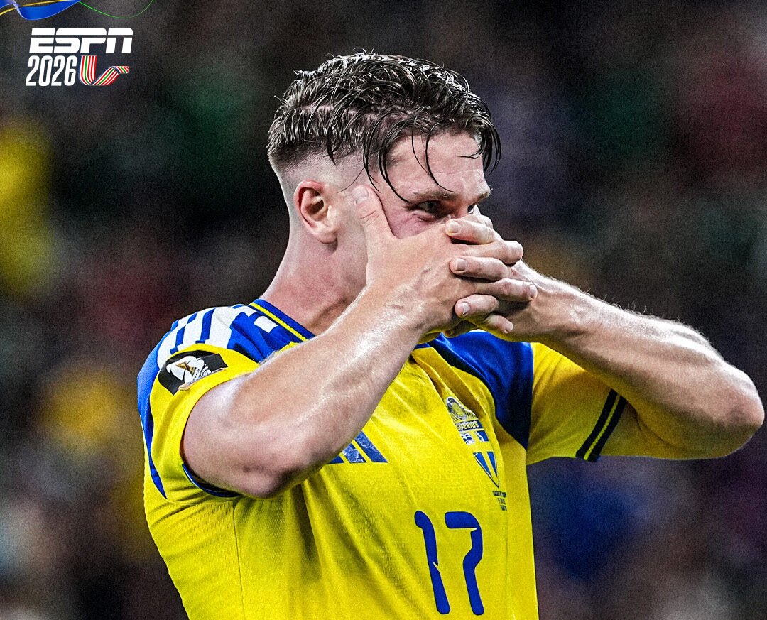 Suecia golea 5-1 a Túnez en su debut en el Mundial 2026