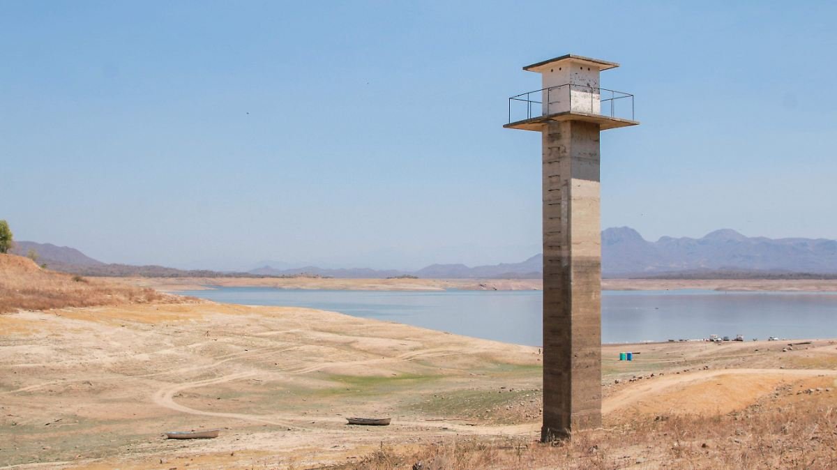 Presas de Sinaloa, a solo 15% de capacidad por sequía