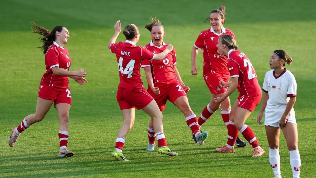 Wrexham Women avanza en Champions femenina tras vencer a Pyunik