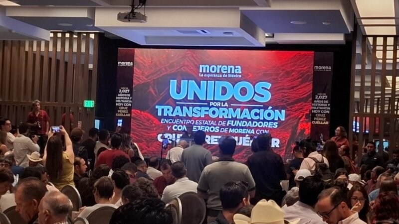 Cruz Pérez Cuéllar impulsa unidad de Morena en Chihuahua