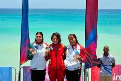 México gana tres oros en remo y aguas abiertas en JCC 2026