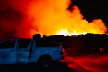 Se reactiva incendio en relleno sanitario de Ciudad Victoria