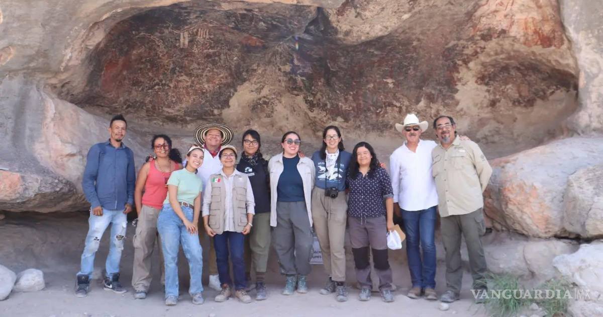 INAH restaura pinturas rupestres dañadas en Cuatro Ciénegas
