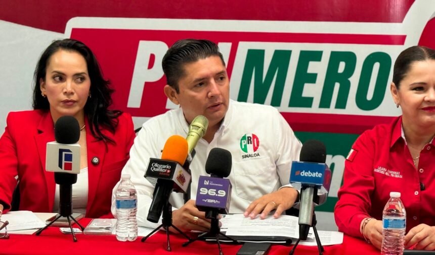 PRI en Sinaloa critica a Morena por inseguridad y crisis económica