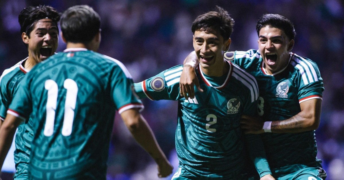 México clasifica al Mundial Sub-20 tras vencer 4-0 a Panamá