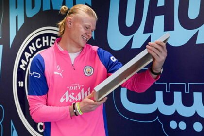 Erling Haaland logra cuatro récords Guinness con Manchester City