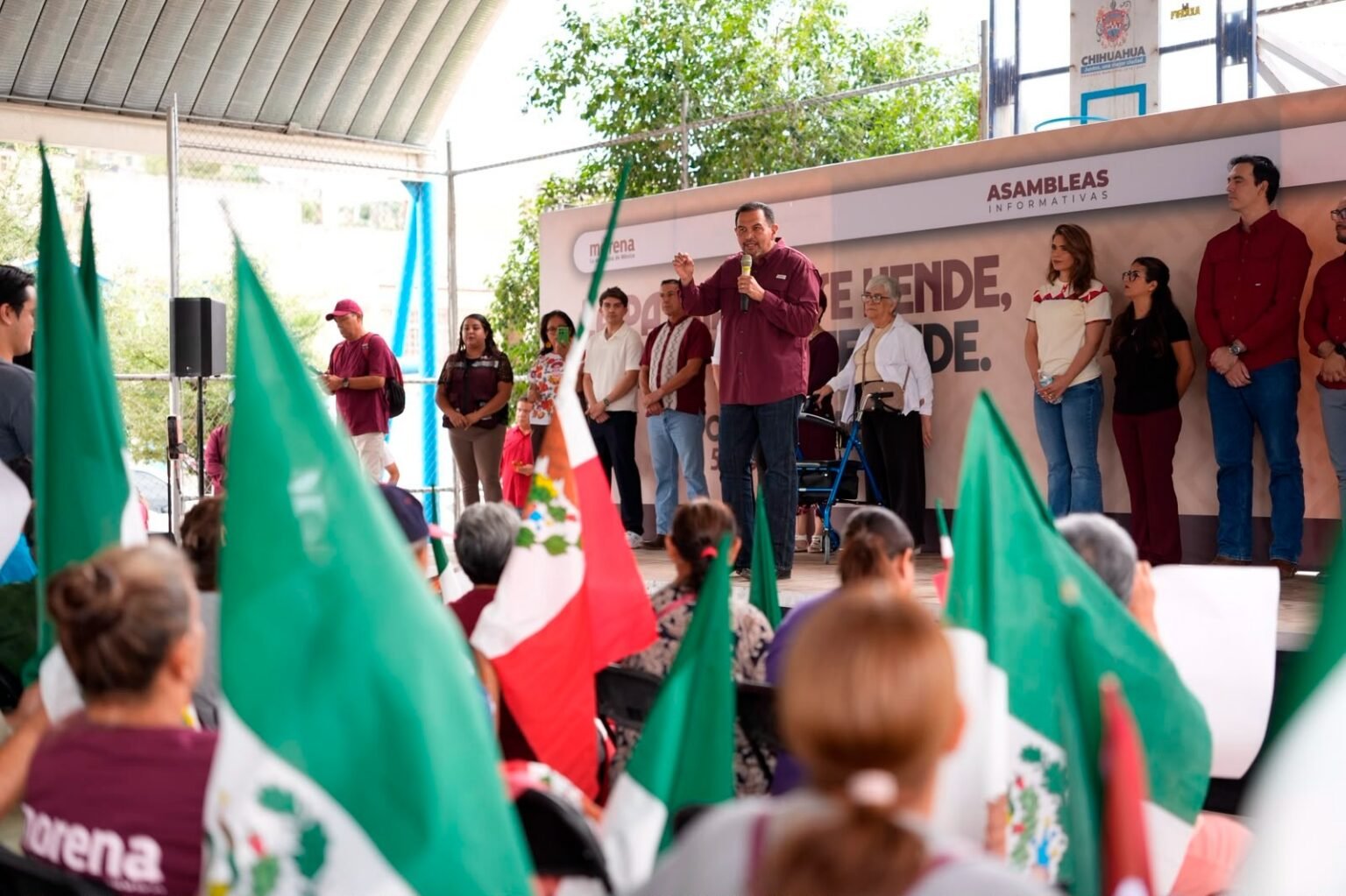 Cruz Pérez Cuéllar fortalece su candidatura en Morena Chihuahua