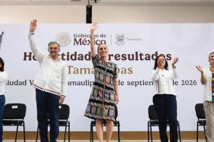 Sheinbaum respalda avances en infraestructura y bienestar en Tamaulipas