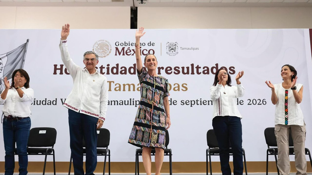 Sheinbaum respalda avances en infraestructura y bienestar en Tamaulipas