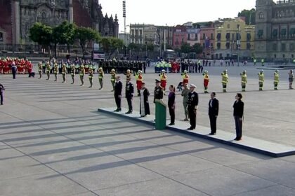 Sheinbaum lidera homenaje a víctimas de sismos en CDMX